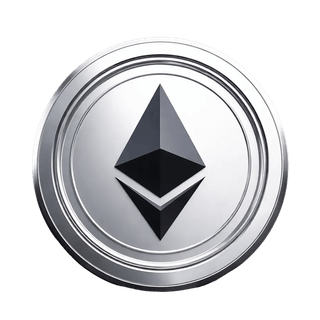 Unoszący się element graficzny monety kryptowaluty Ethereum ETH