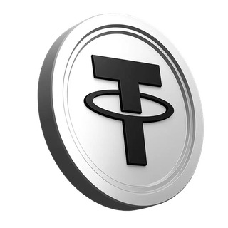 Element z monetą Tether USDT w sekcji zaufania społeczności tradingowej